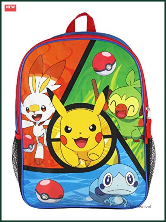 Other - Pokemon and Friends 16" Daypack Backpack with Padded Back